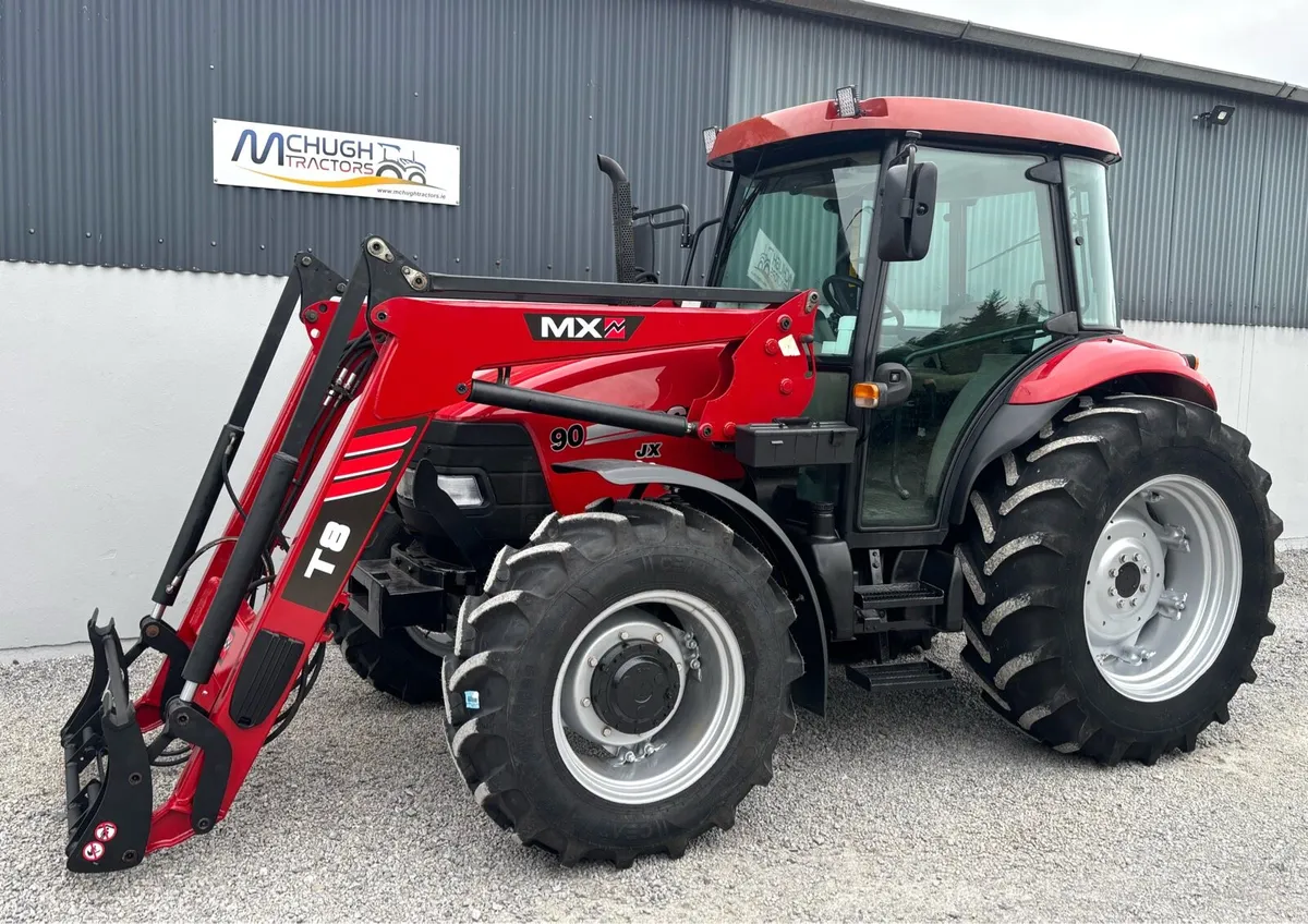 09 CASE JX90 c/w MX self levelling loader - Image 4