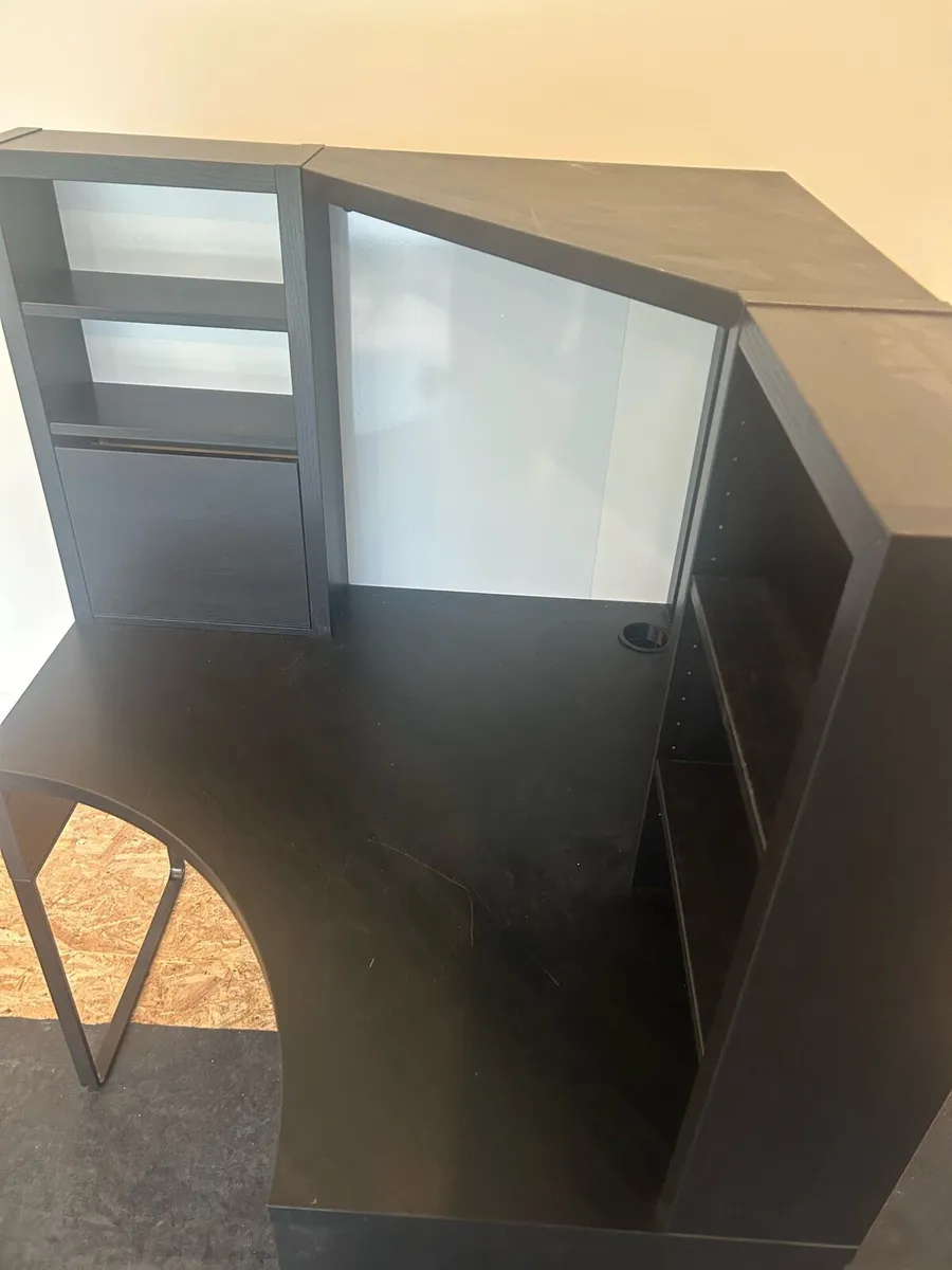 Black Study Desk - Image 3