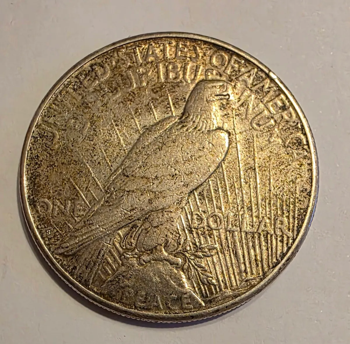 1925 silver peace dollar - Image 2