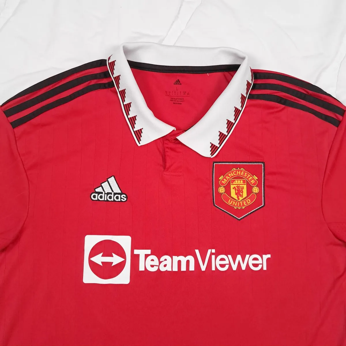 Adidas Manchester United 22 23 Mens Home Jersey L - Image 2