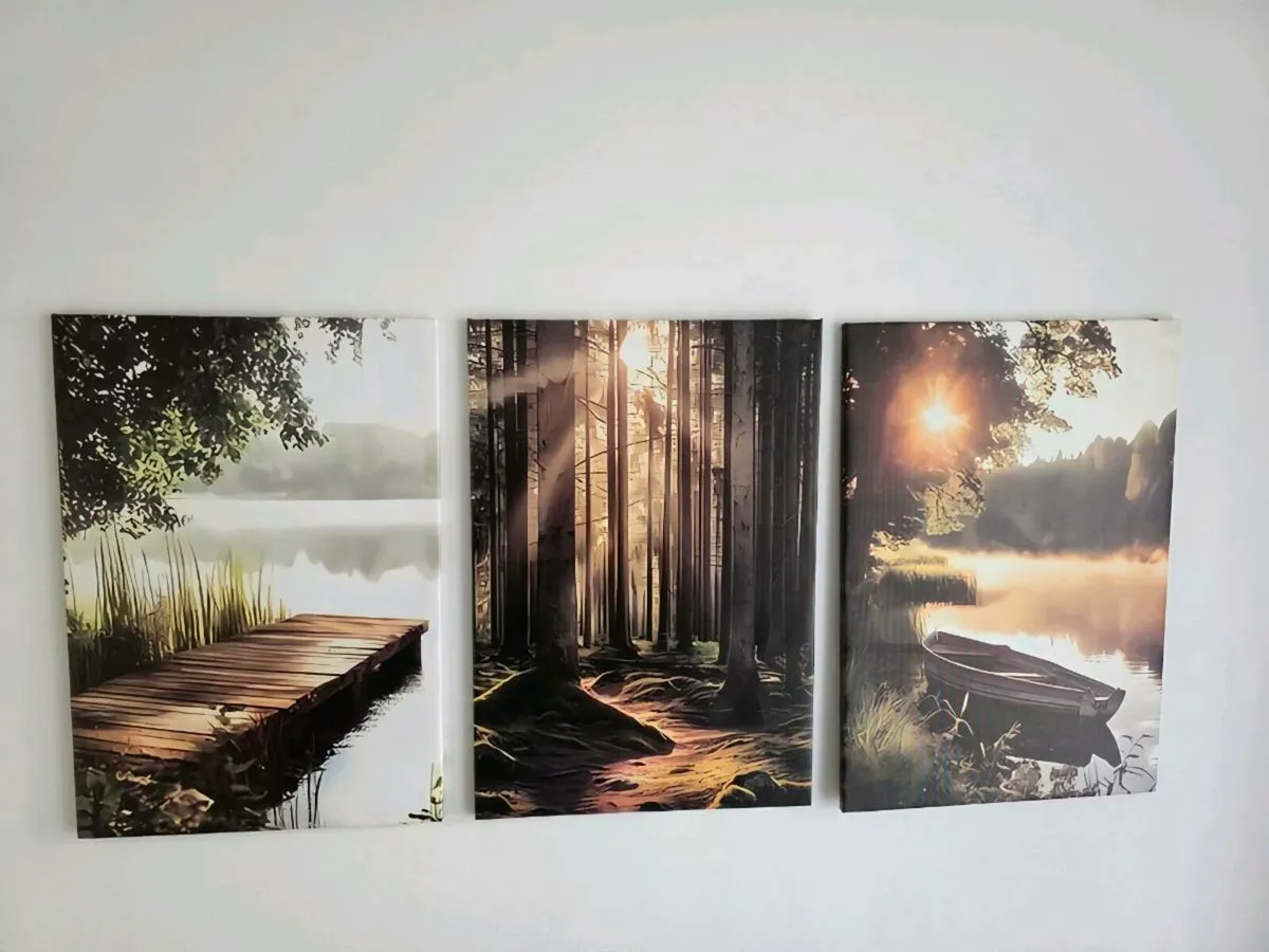 3 canvas 45x65cm - Image 1