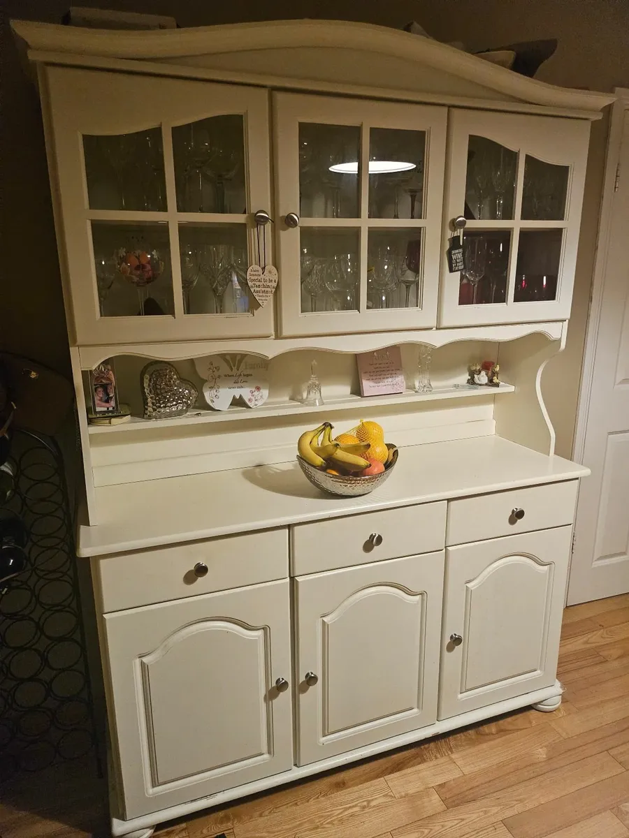 Large solid pine painted dresser