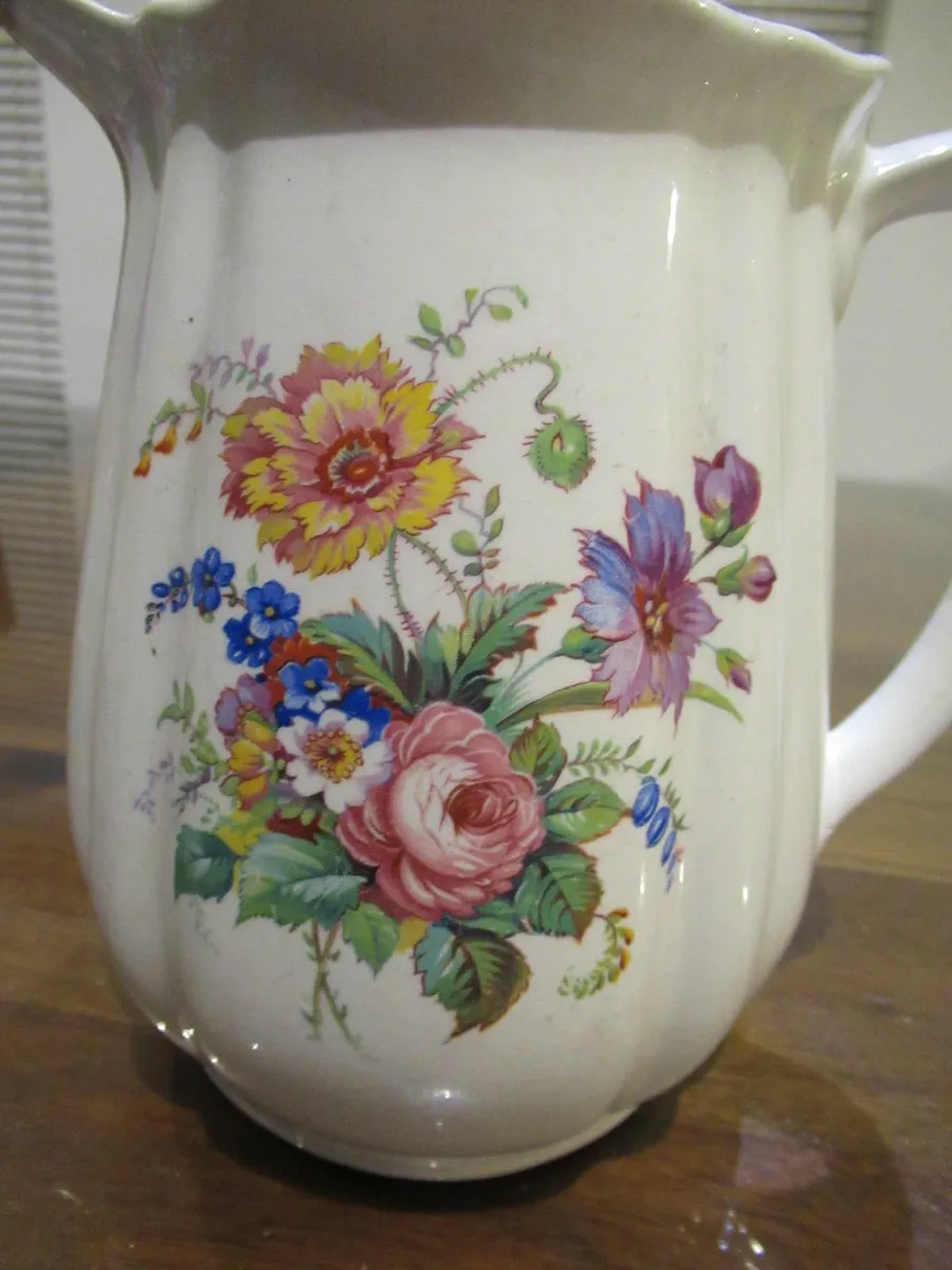 antique vintage arklow jug brass cottage copper - Image 3