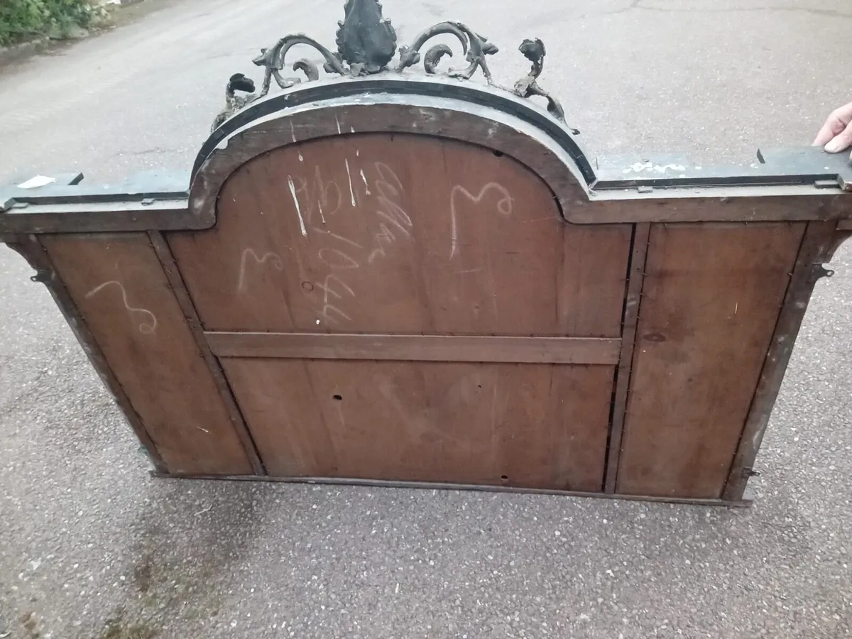 Antique mantle mirror - Image 1