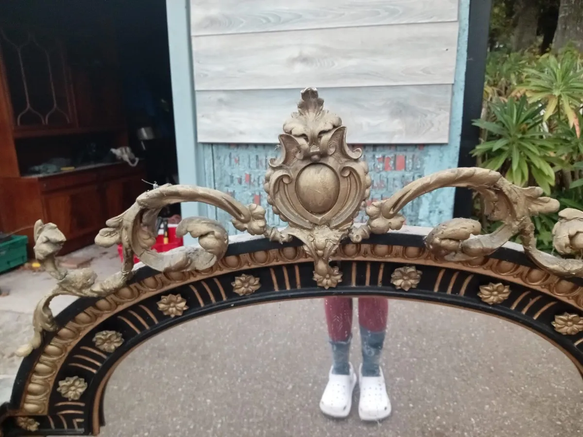 Antique mantle mirror - Image 3
