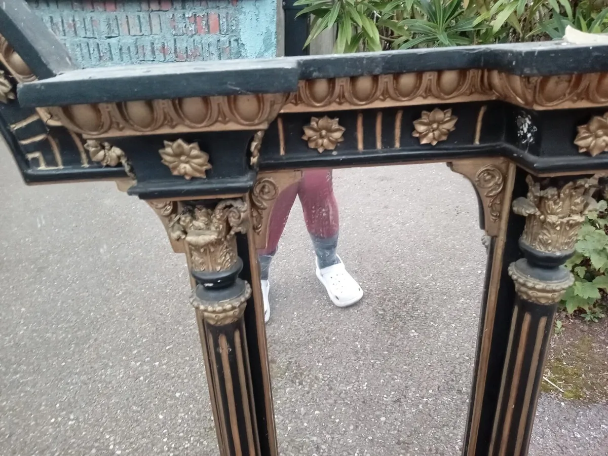 Antique mantle mirror - Image 4