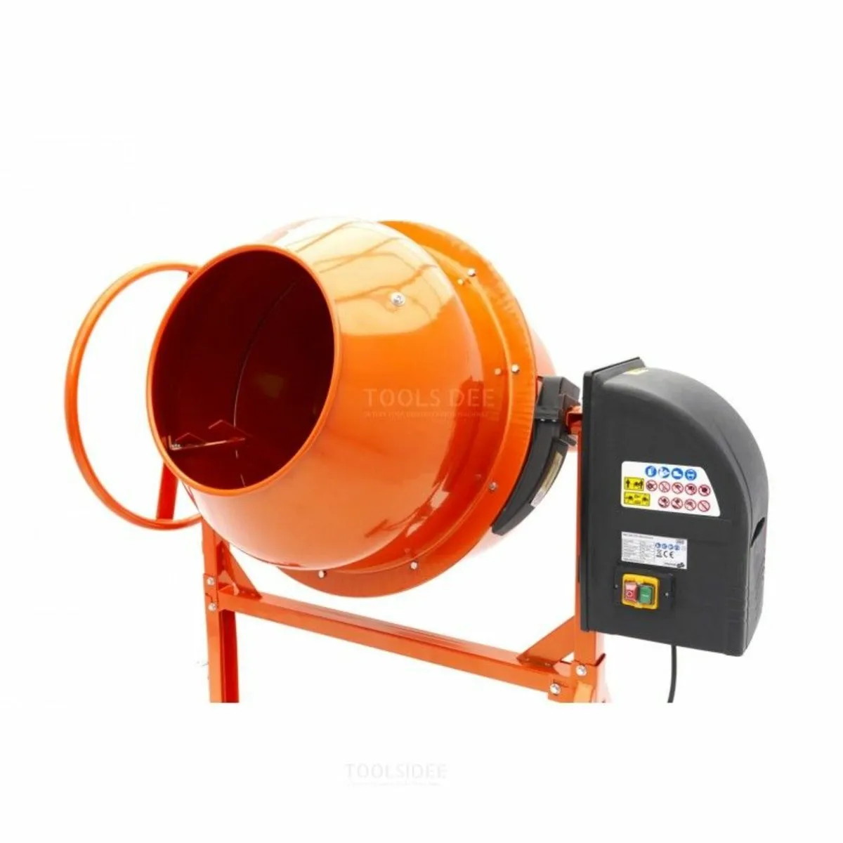 200L Electric Concrete Mixer Heavy Duty Cement & M - Image 3
