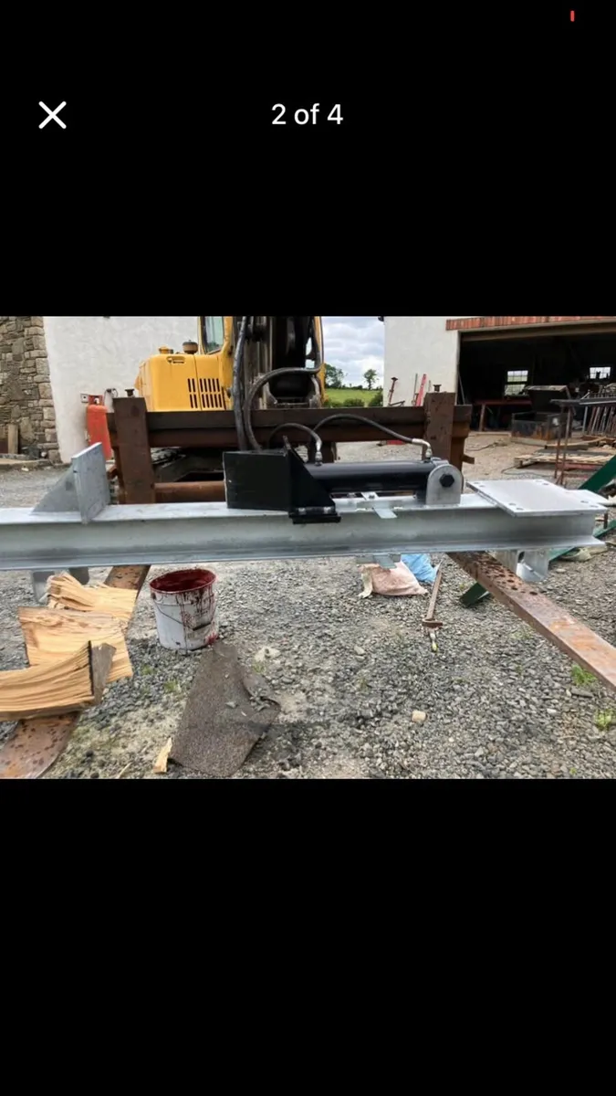 Galvanised Log splitters digger - Image 1
