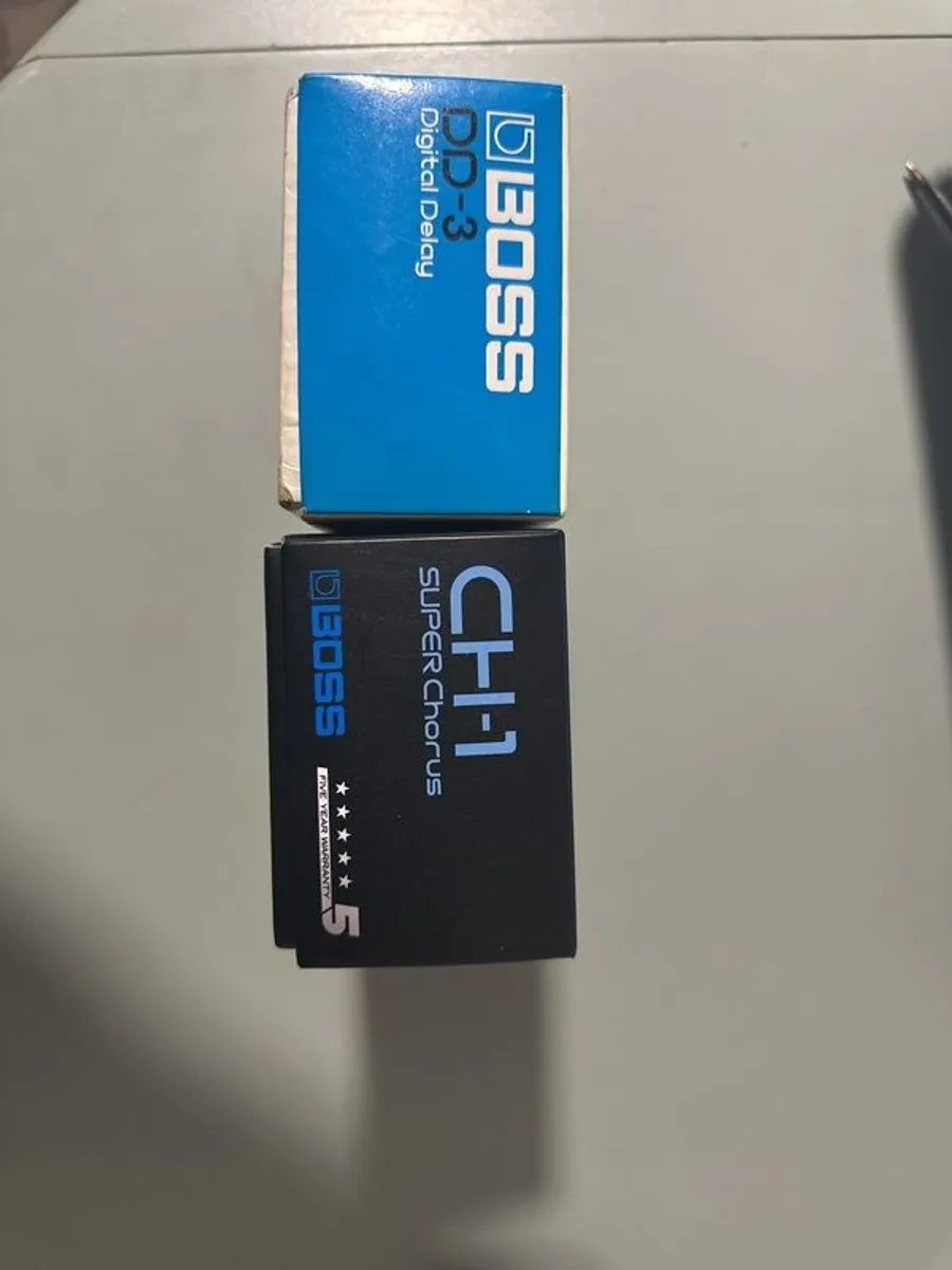 Boss Chorus and Delay pedals - Image 1
