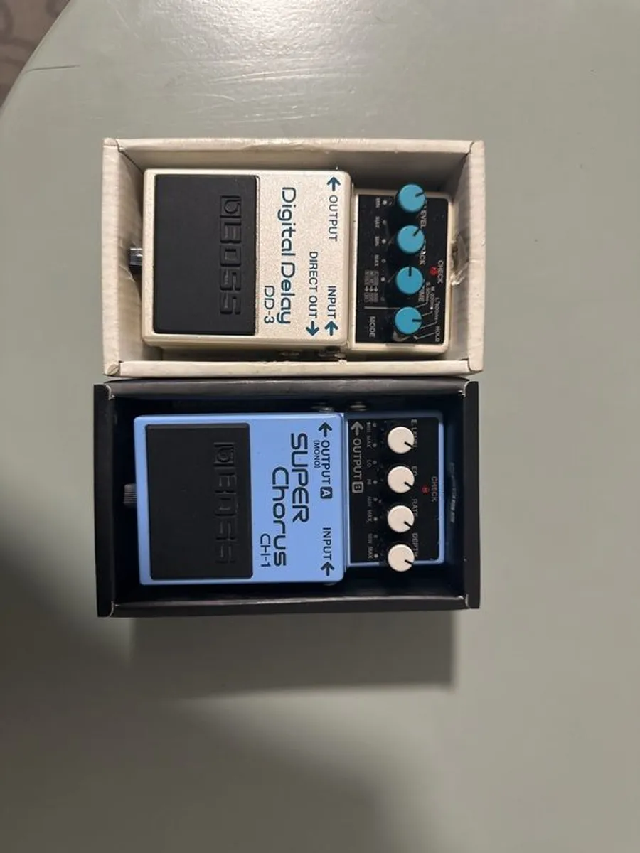 Boss Chorus and Delay pedals - Image 2