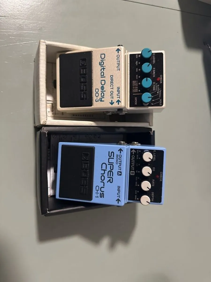 Boss Chorus and Delay pedals - Image 3