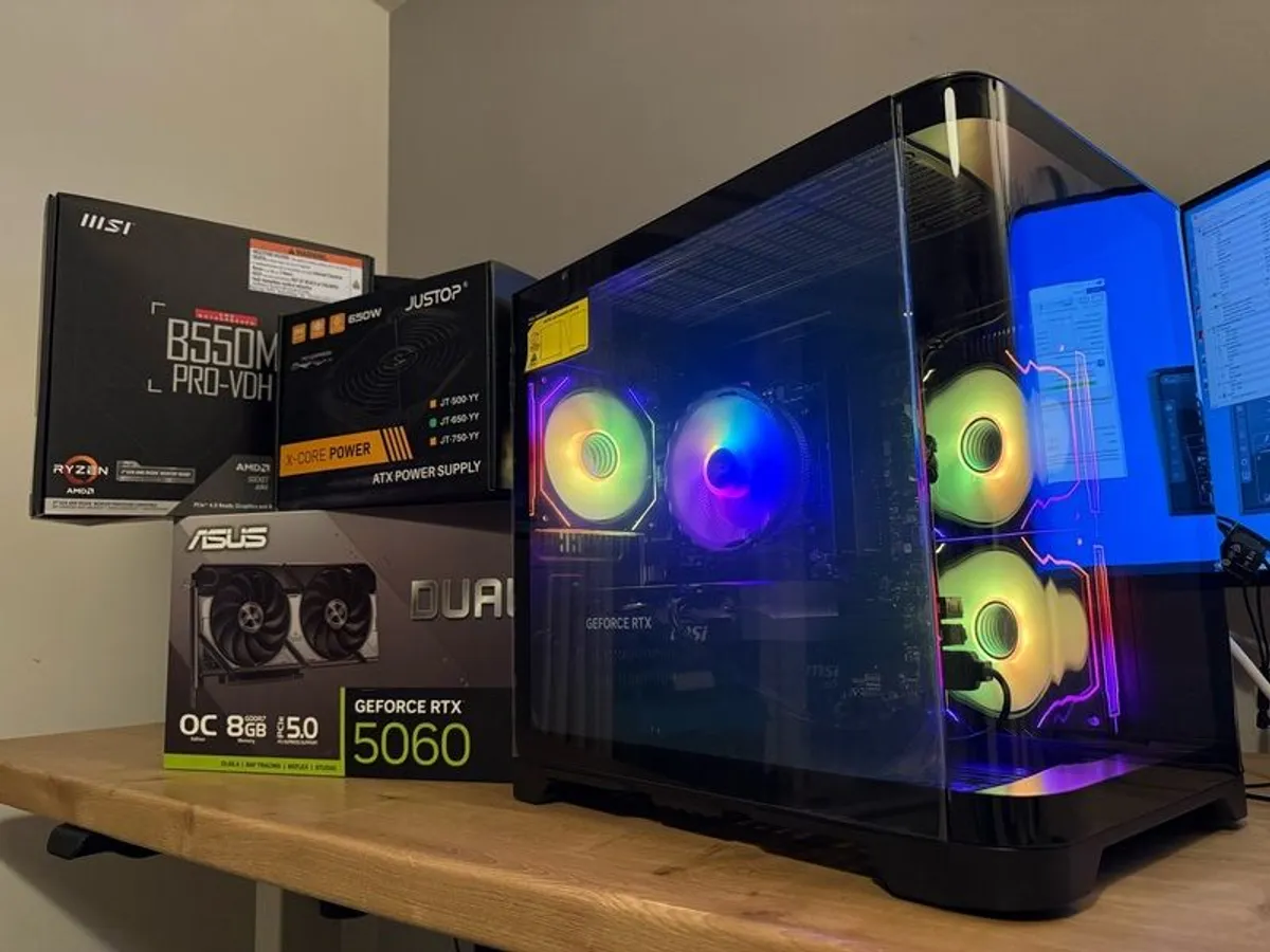 Gaming PC - Nvidia 5060 - Amd 5600g - Image 1