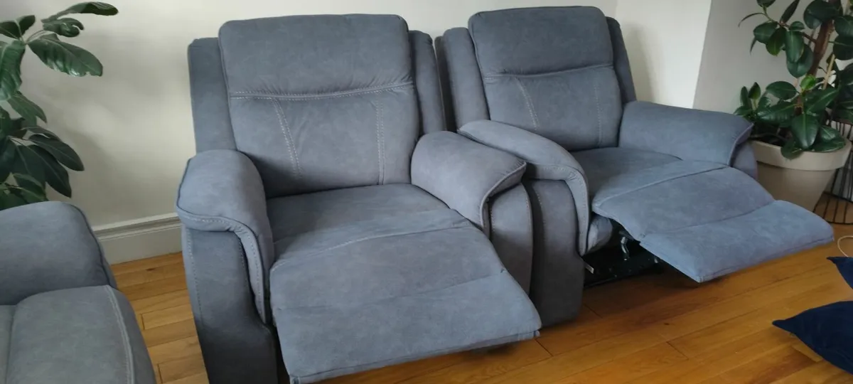 Sofa 2 seater and 2 single seaters - Image 2