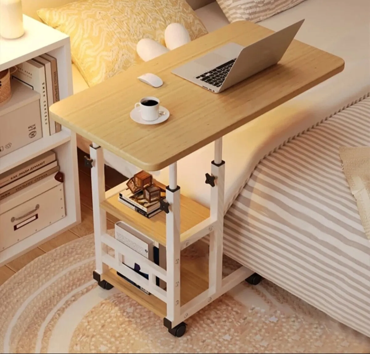 NEW Height Adjustable Over Bed Desk/Table - Image 1