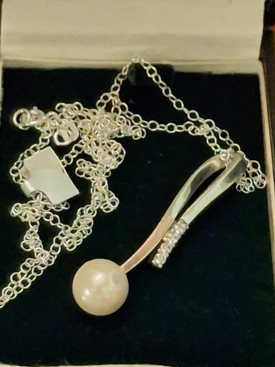Sterling silver necklace ... - Image 1