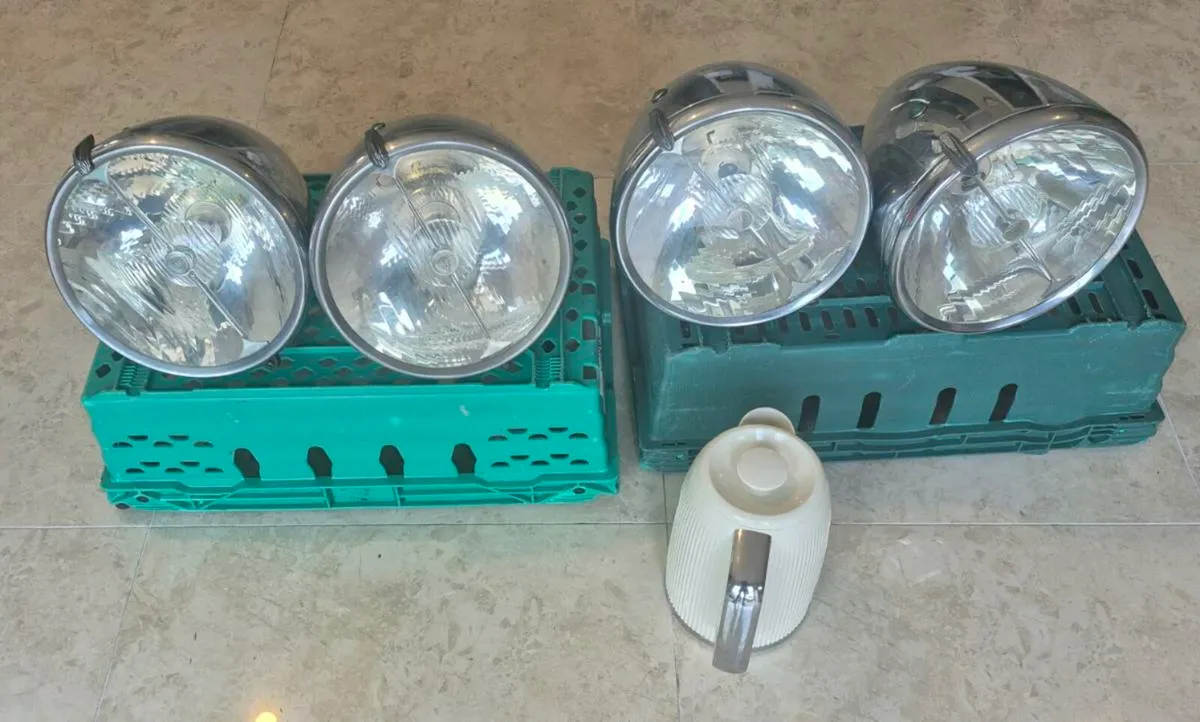 MARCHAL M133 HEAD LAMPS AUSTIN 7 MORRIS RUBY VINTA - Image 1