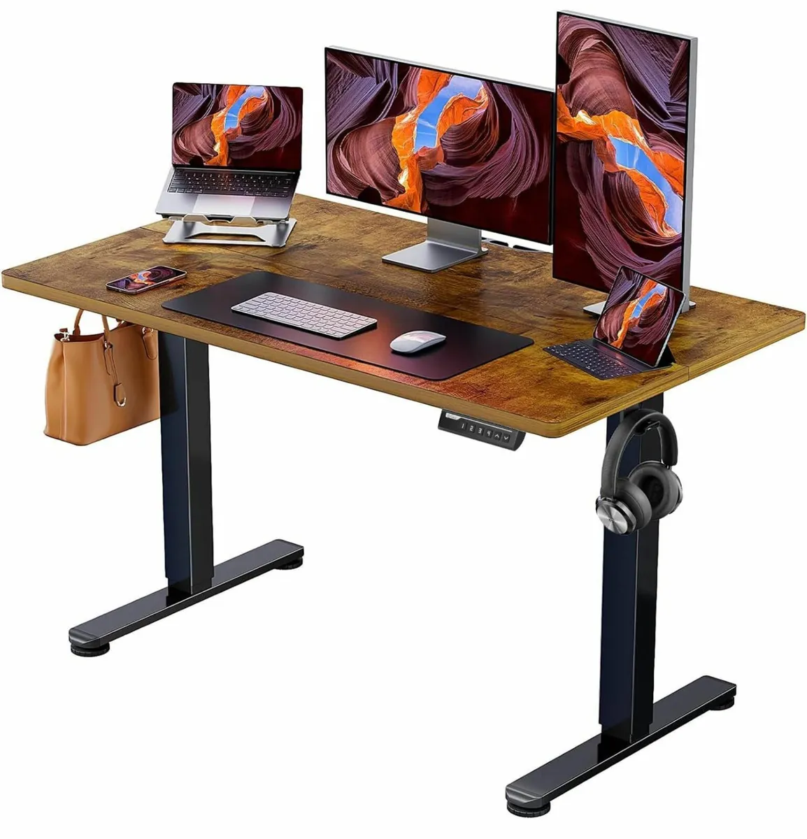 Electric Standing Desk Height Adjustable 120 x 60c - Image 1