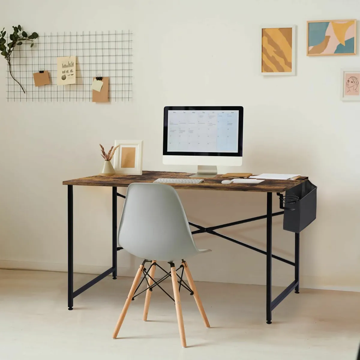 Computer Desk Home Office Writing Modern Simple St - Image 2