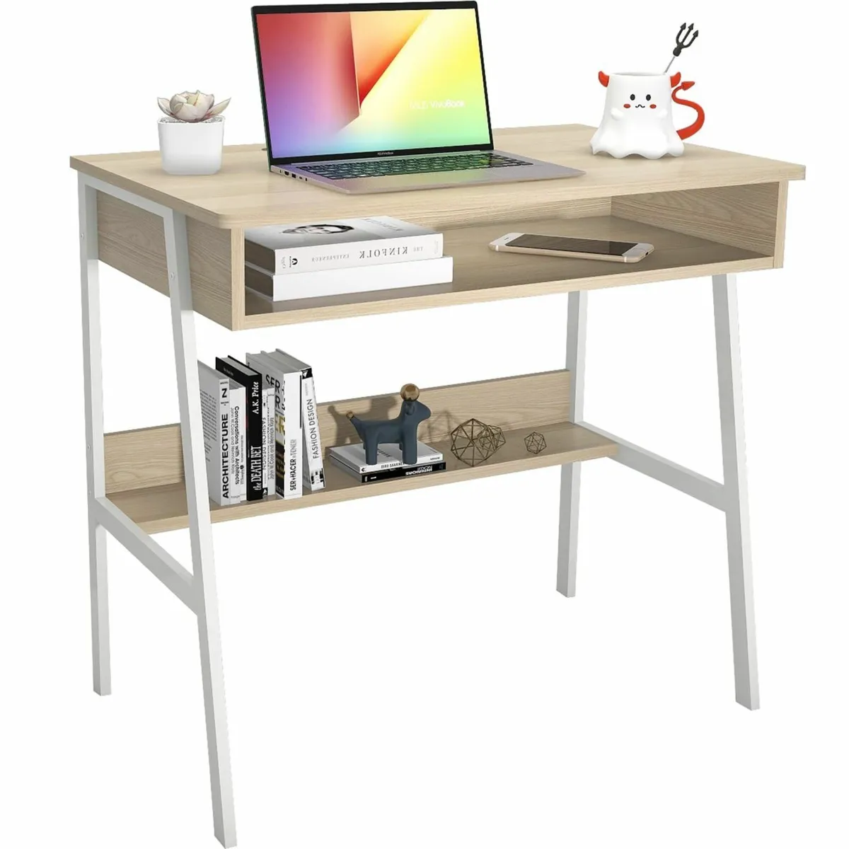 Computer Desk Small Office Desks Gaming 80 cm Stud - Image 1