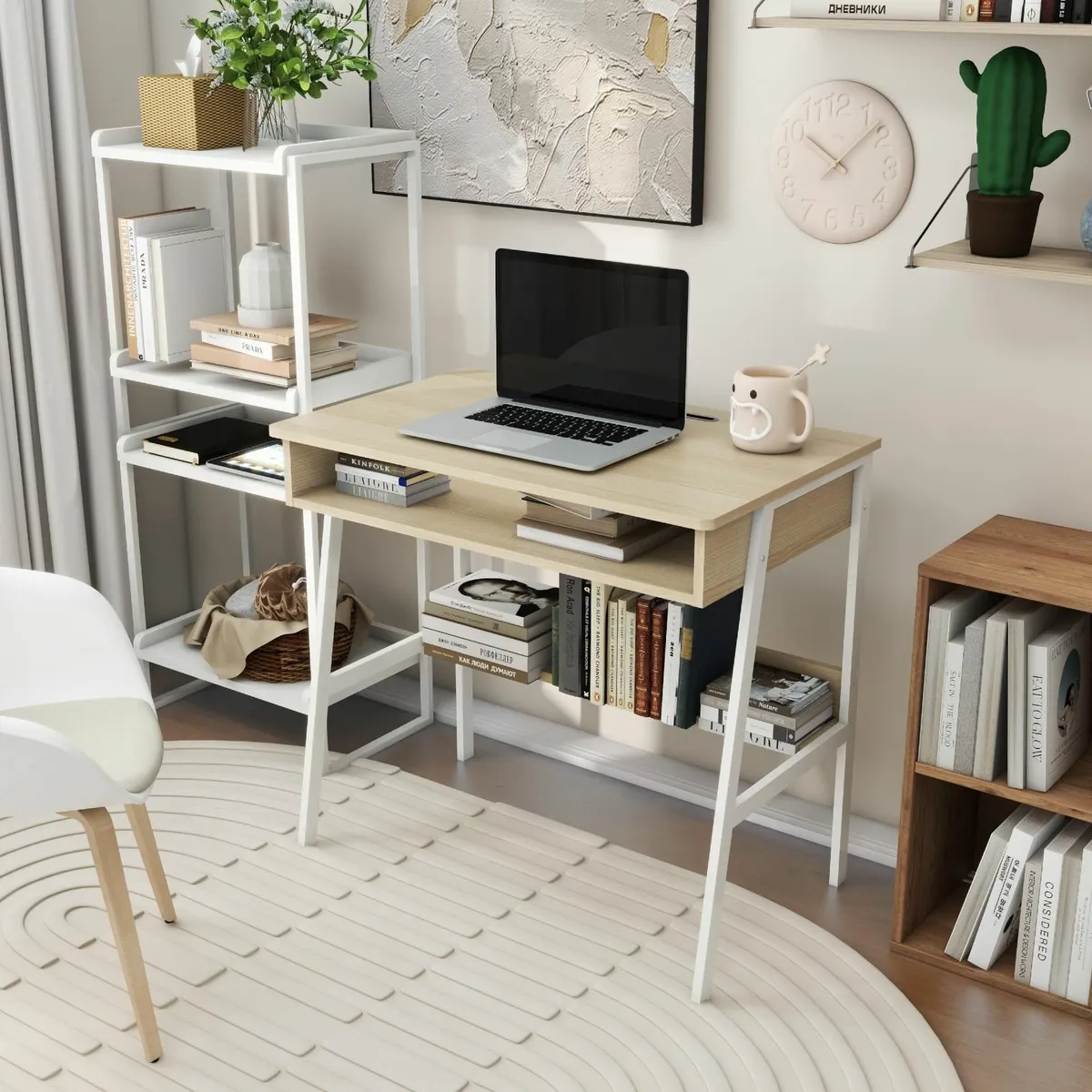 Computer Desk Small Office Desks Gaming 80 cm Stud - Image 2