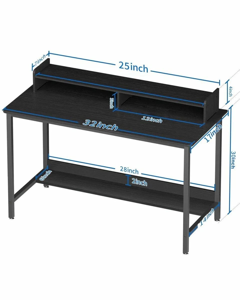 Computer Desk Storage 80x45cm Gaming Monitor Stand - Image 3