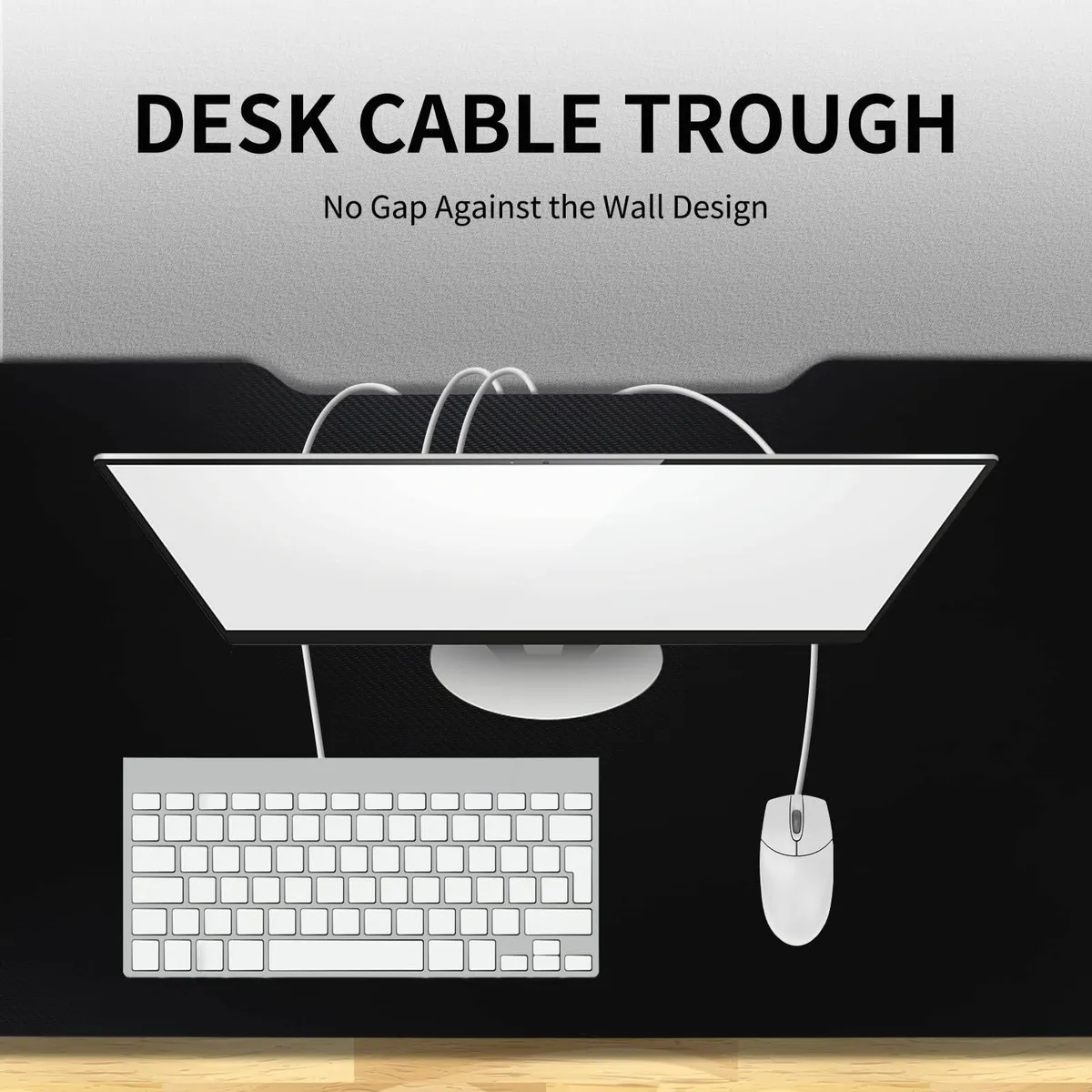 Computer Desk Home Office Writing Desk，Modern Simp - Image 4