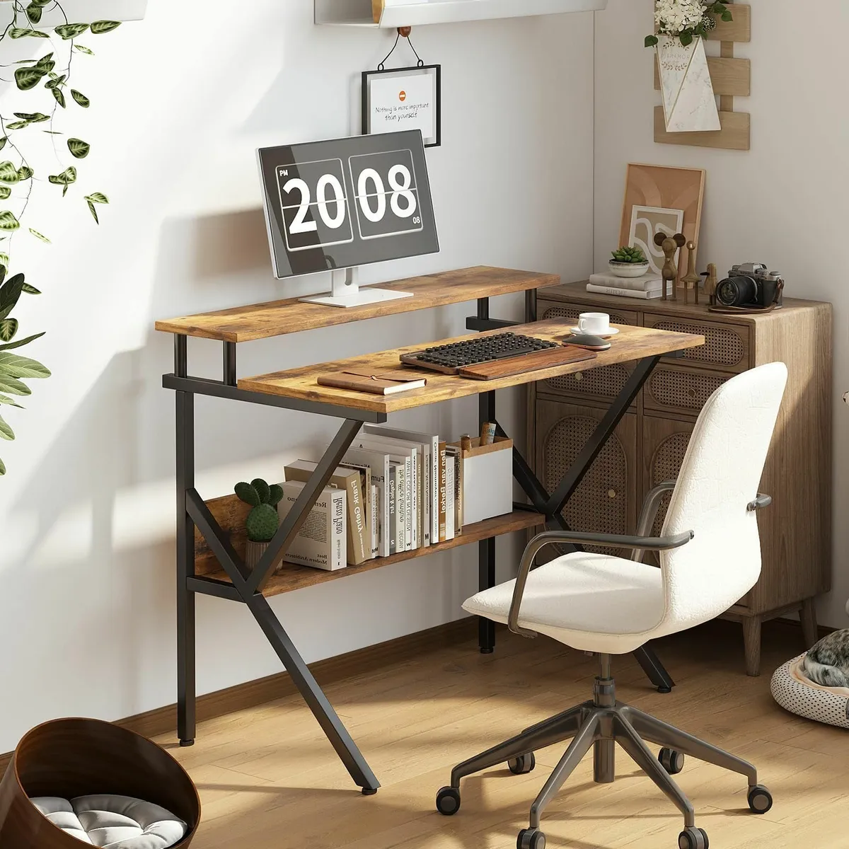 70cm Computer Desk Home Office for Small Spaces Ru - Image 2