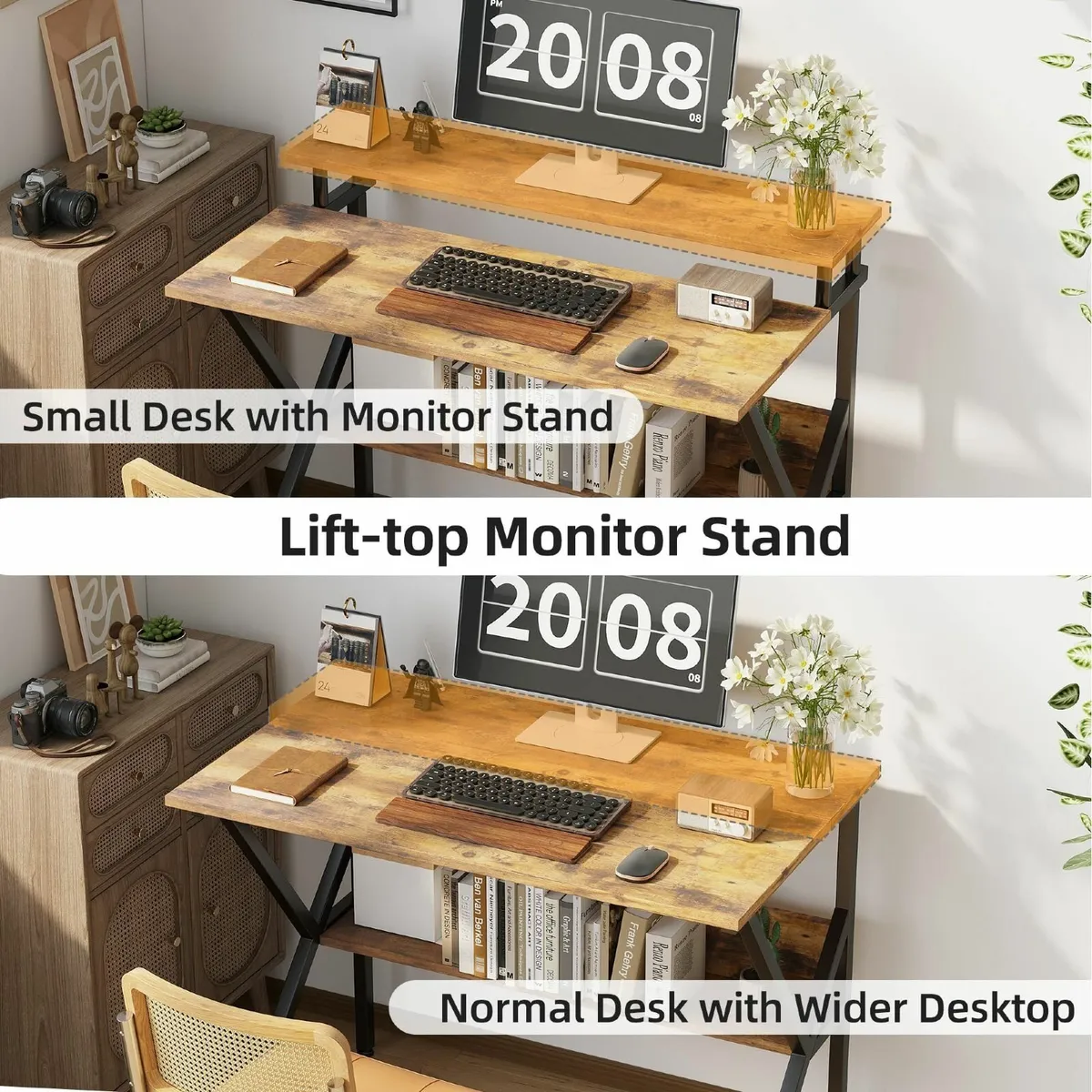 70cm Computer Desk Home Office for Small Spaces Ru - Image 4