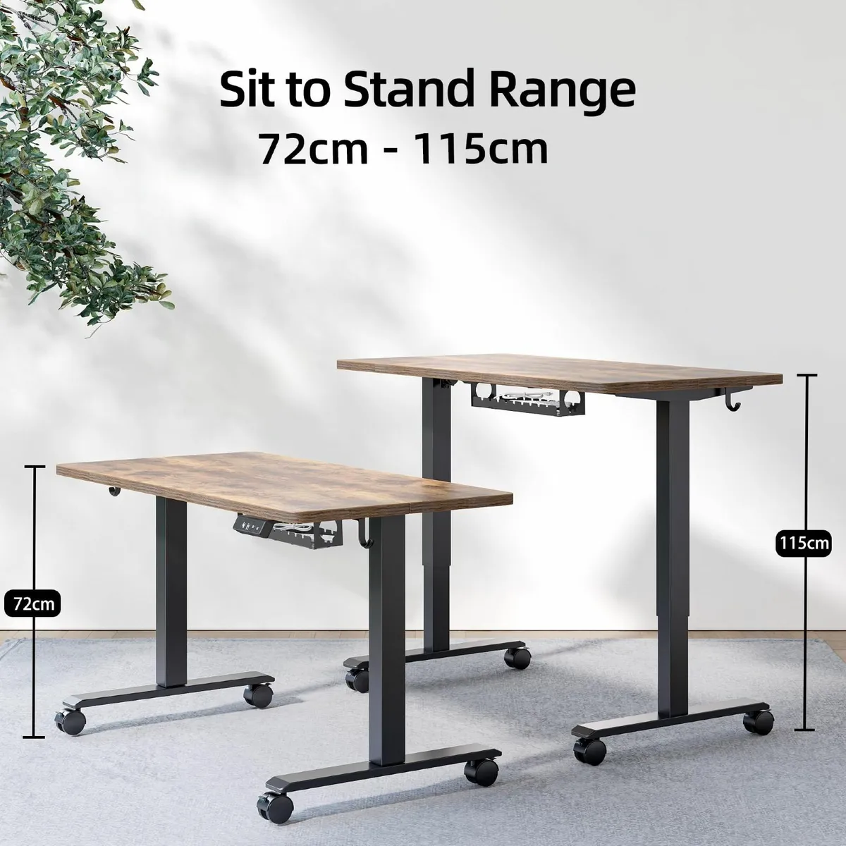Height Adjustable Electric Standing Desk - 100x60 - Image 3