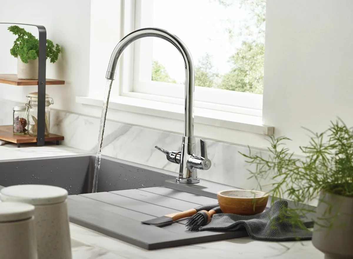 Echo EasyFit Kitchen Sink Mixer Tap Chrome - Image 4