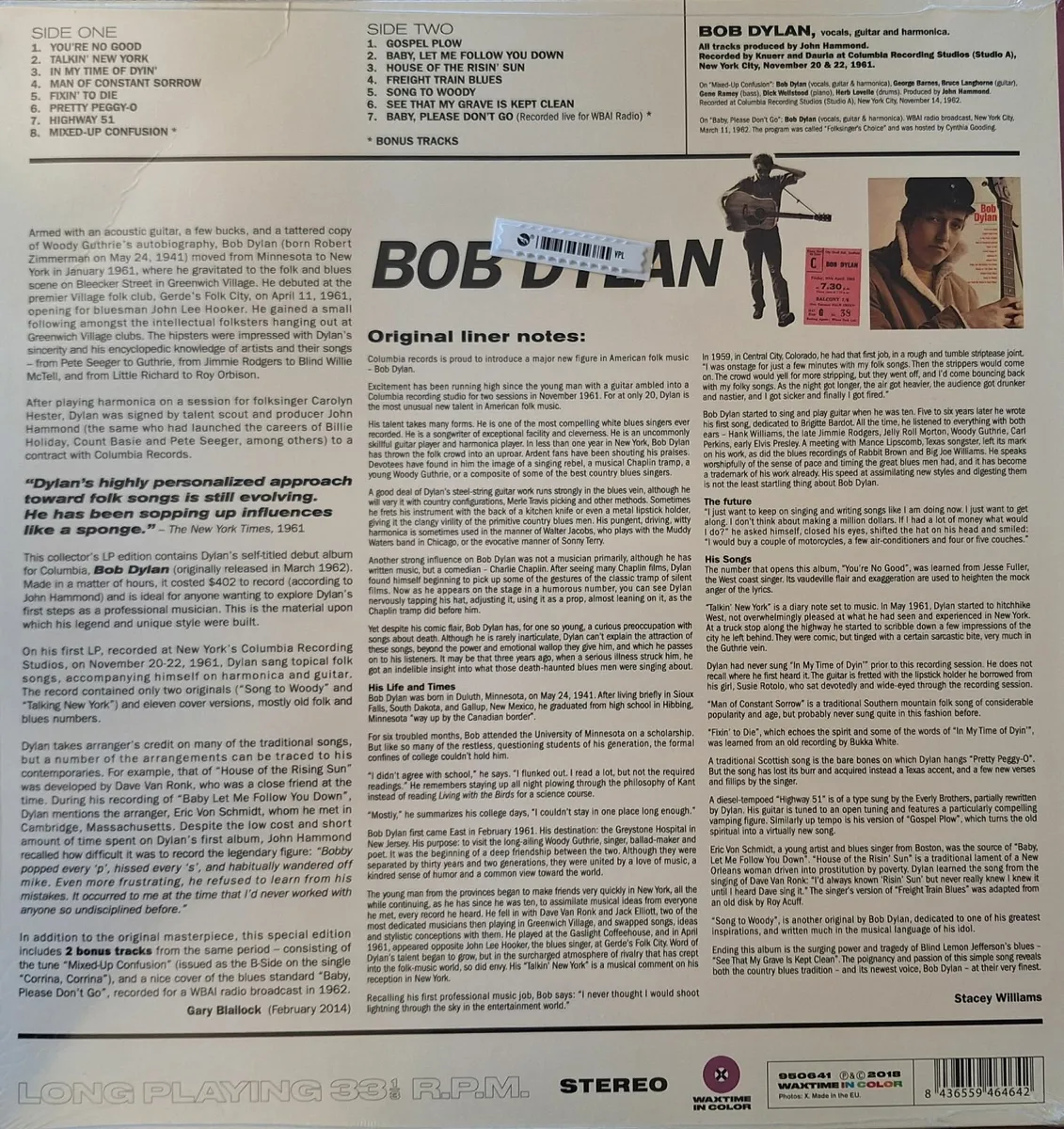 Bob Dylan Album - Image 2