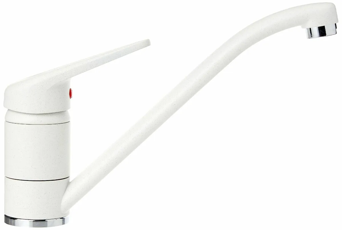 Polar White Kitchen Sink tap Fixed spout Made of G - Image 1