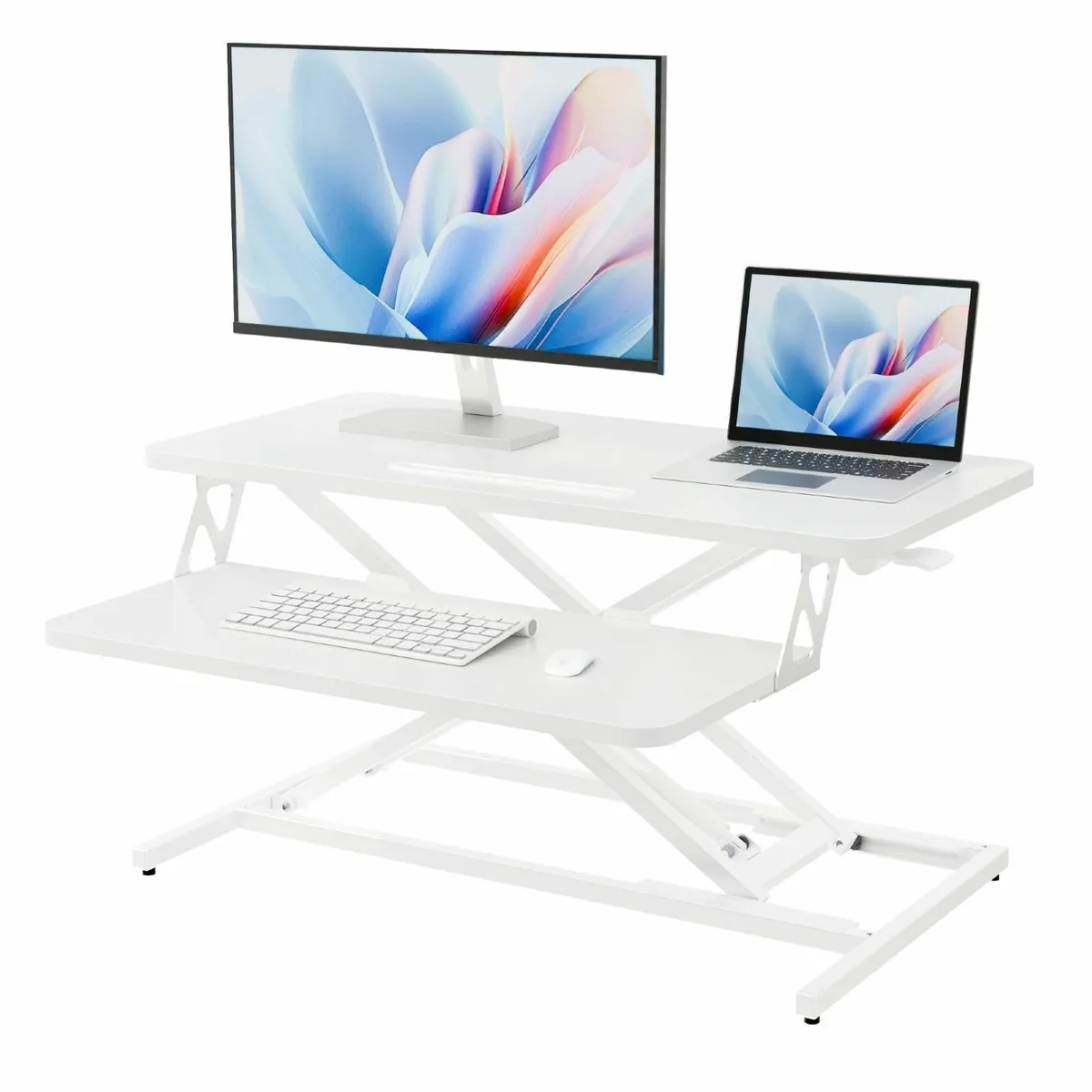 Height Adjustable Standing Desk Converter - 81cm ( - Image 1