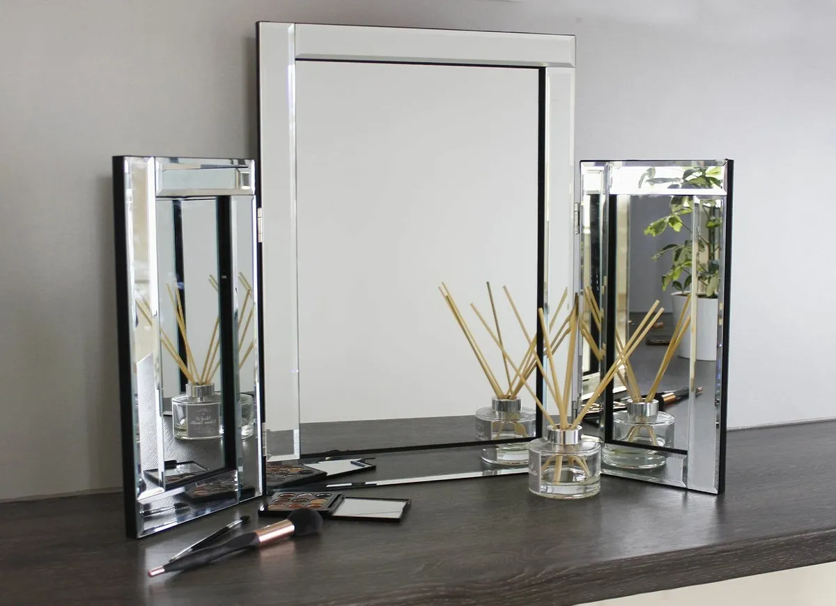 Marco Paul Free Standing Bevelled Dressing Table V - Image 2