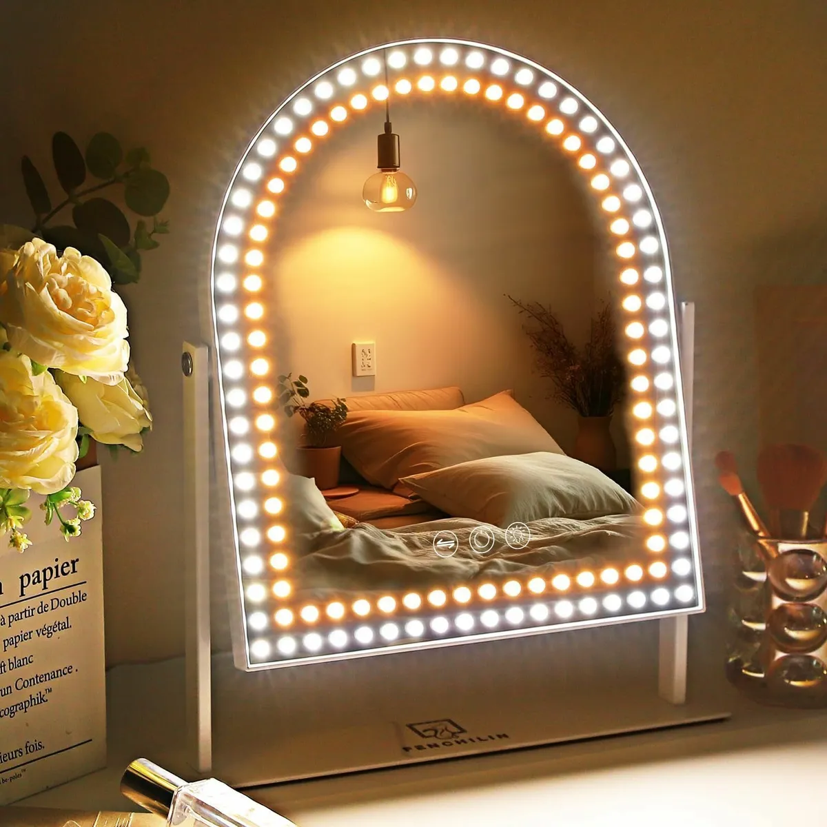 Vanity Mirror Lights Arched Hollywood Makeup Light - Image 1