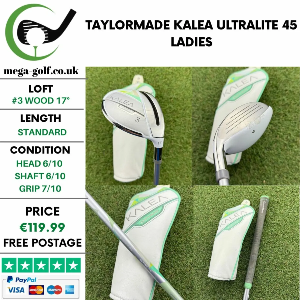 Taylormade Kalea #3 Wood 17° / Ultralite 45 Ladies - Image 1