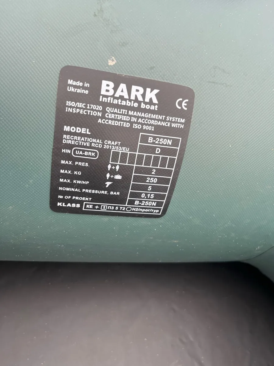 Bark B-280ND PVC inflatable boat - Image 4