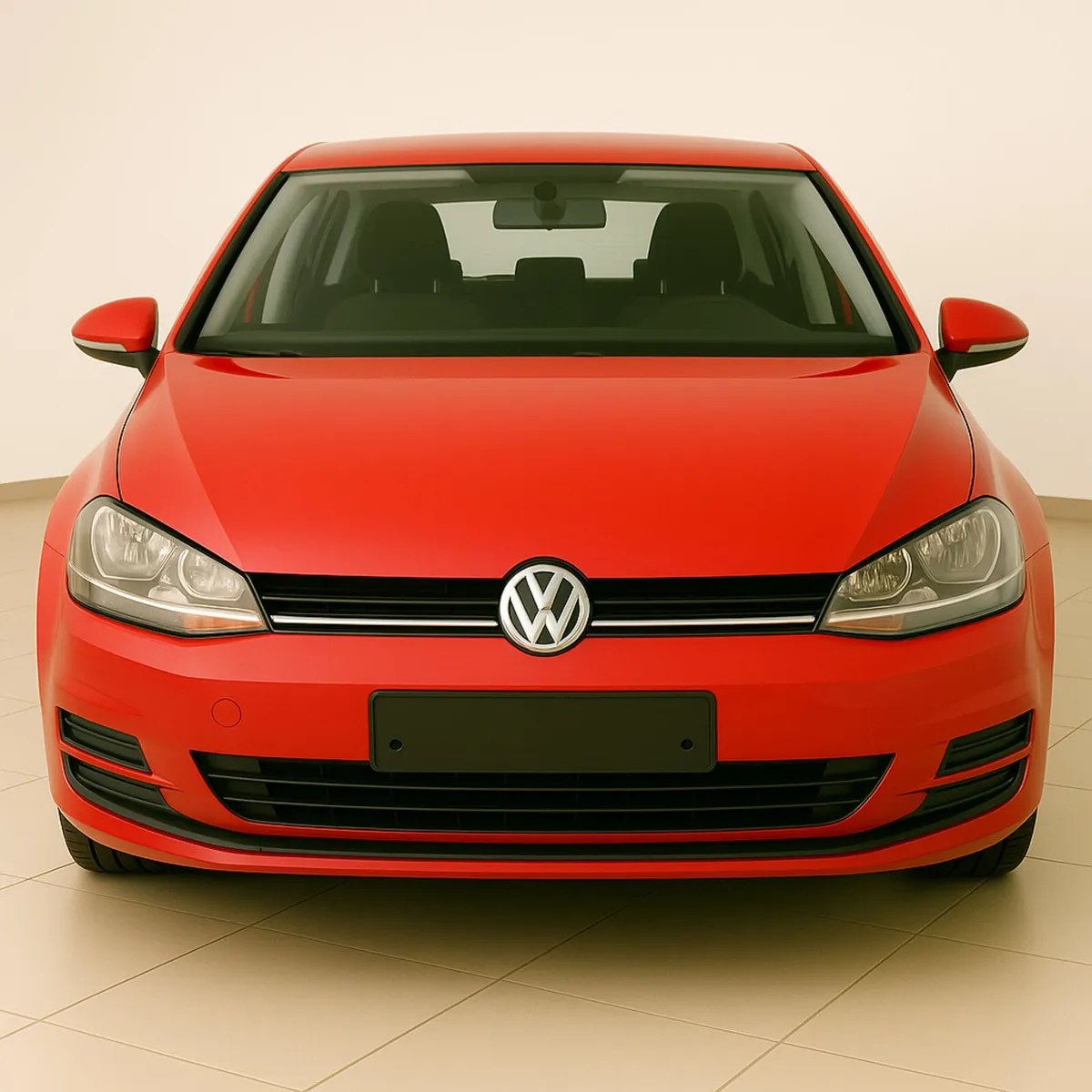 Volkswagon golf red 2012 - Image 1