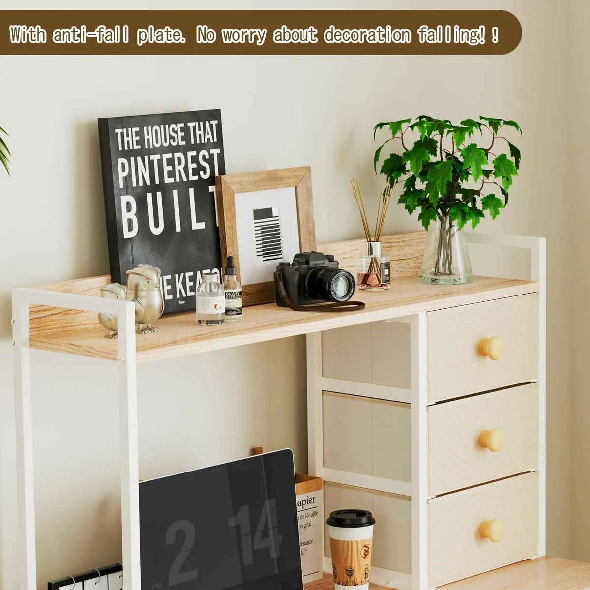 Chest of Drawers for Bedroom 80cm Wide Dressing Ta - Image 4