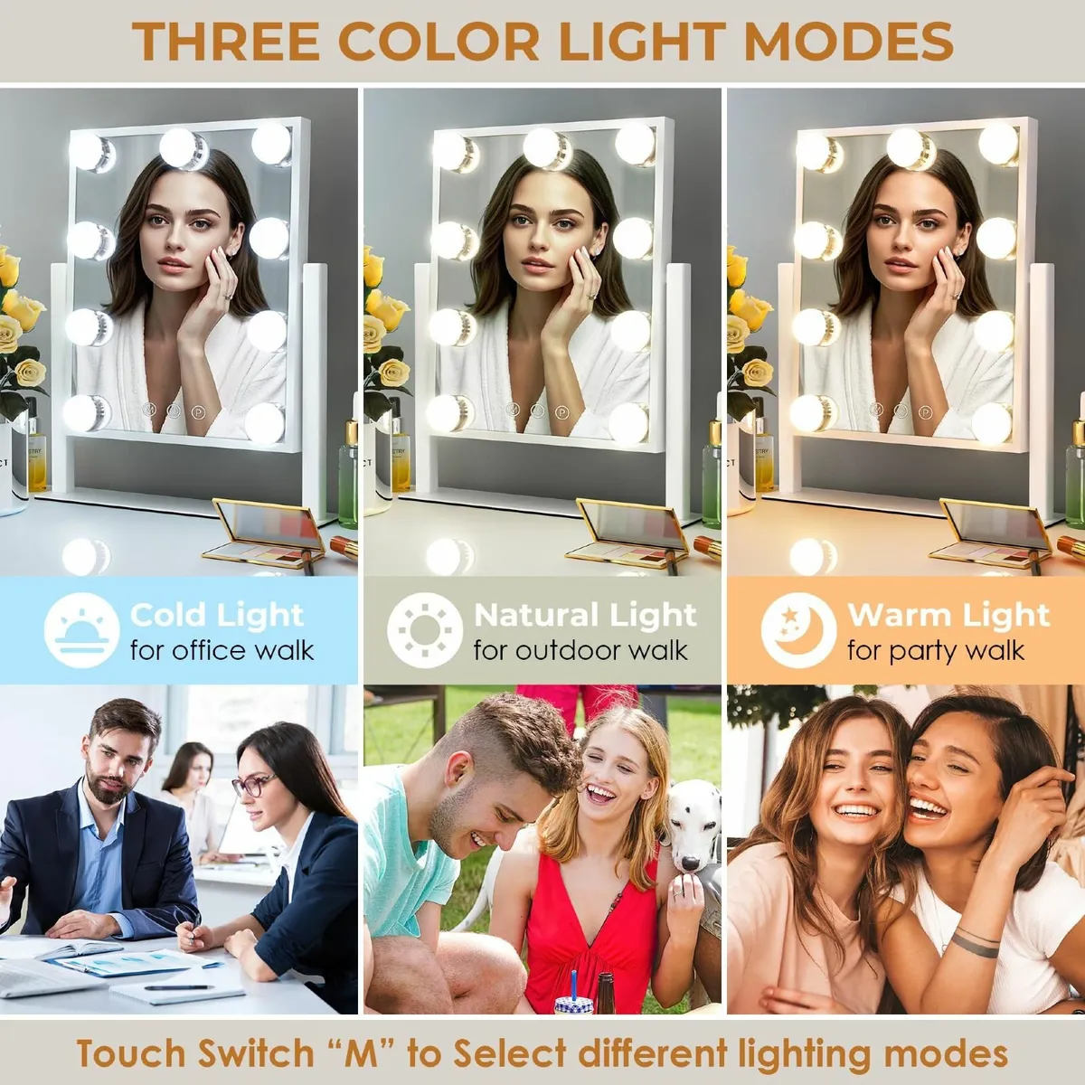 Vanity Mirror Lights Makeup for Dressing Table 3 L - Image 3