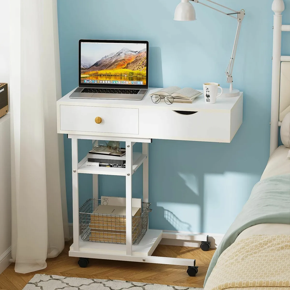 Moveable Dressing Table for Small Spaces Vanity De - Image 3