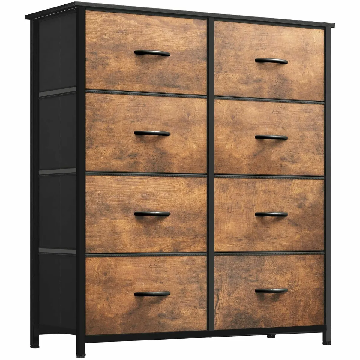 Chest of Drawer 8 Drawers for Bedroom Fabric Dress - Image 1