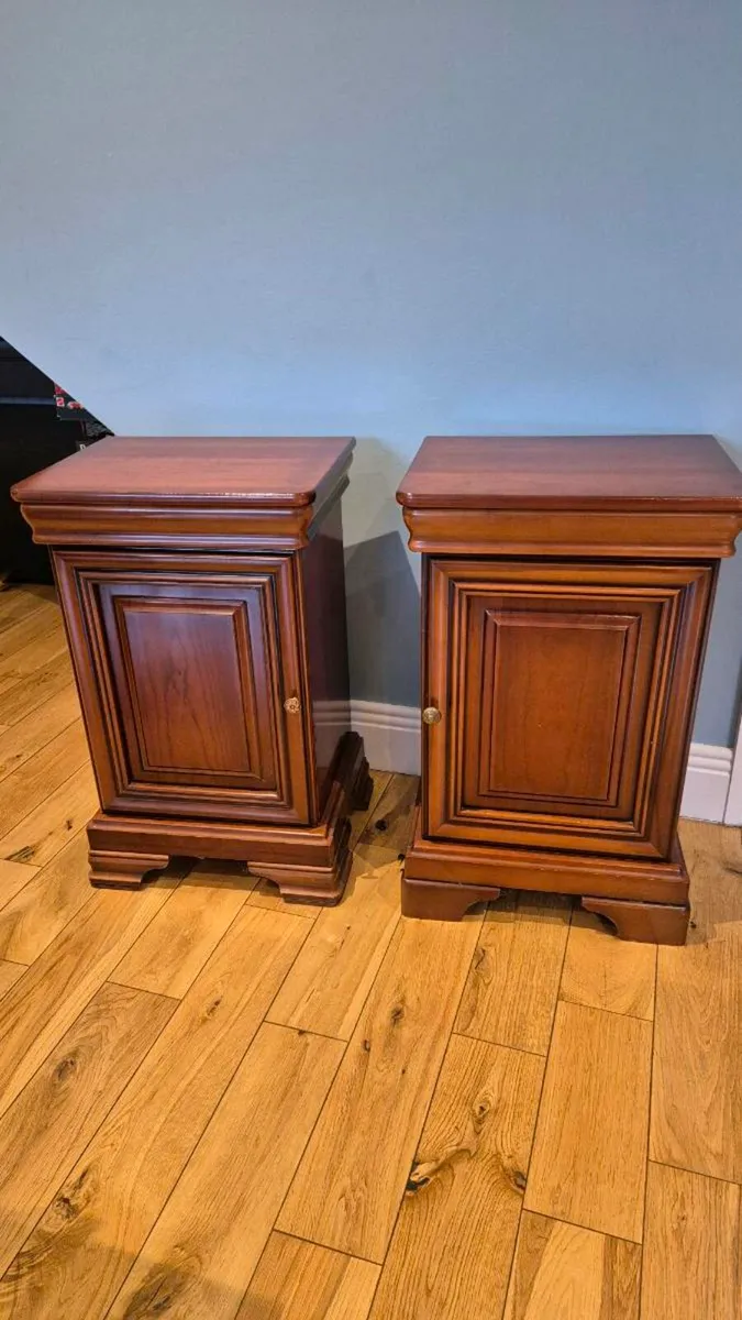 Cherrywood Bedside Cabinets - Image 1
