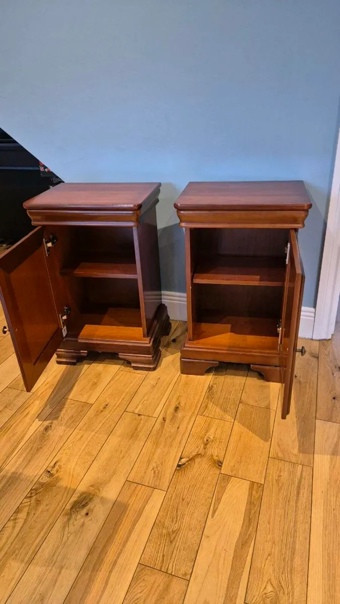Cherrywood Bedside Cabinets - Image 2