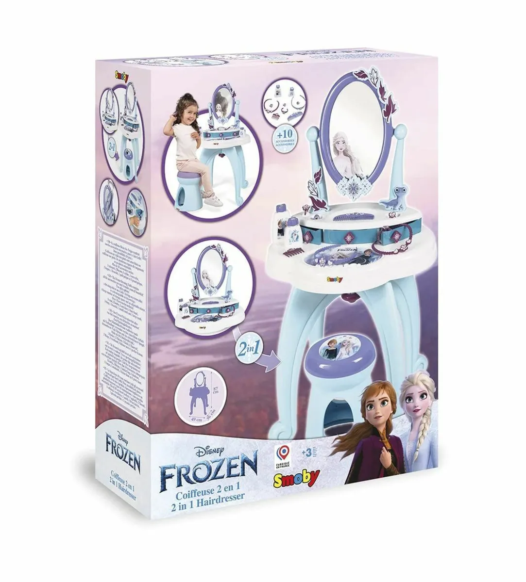 Disney Frozen 2 in 1 Hairdressing Table 10 accesso - Image 4