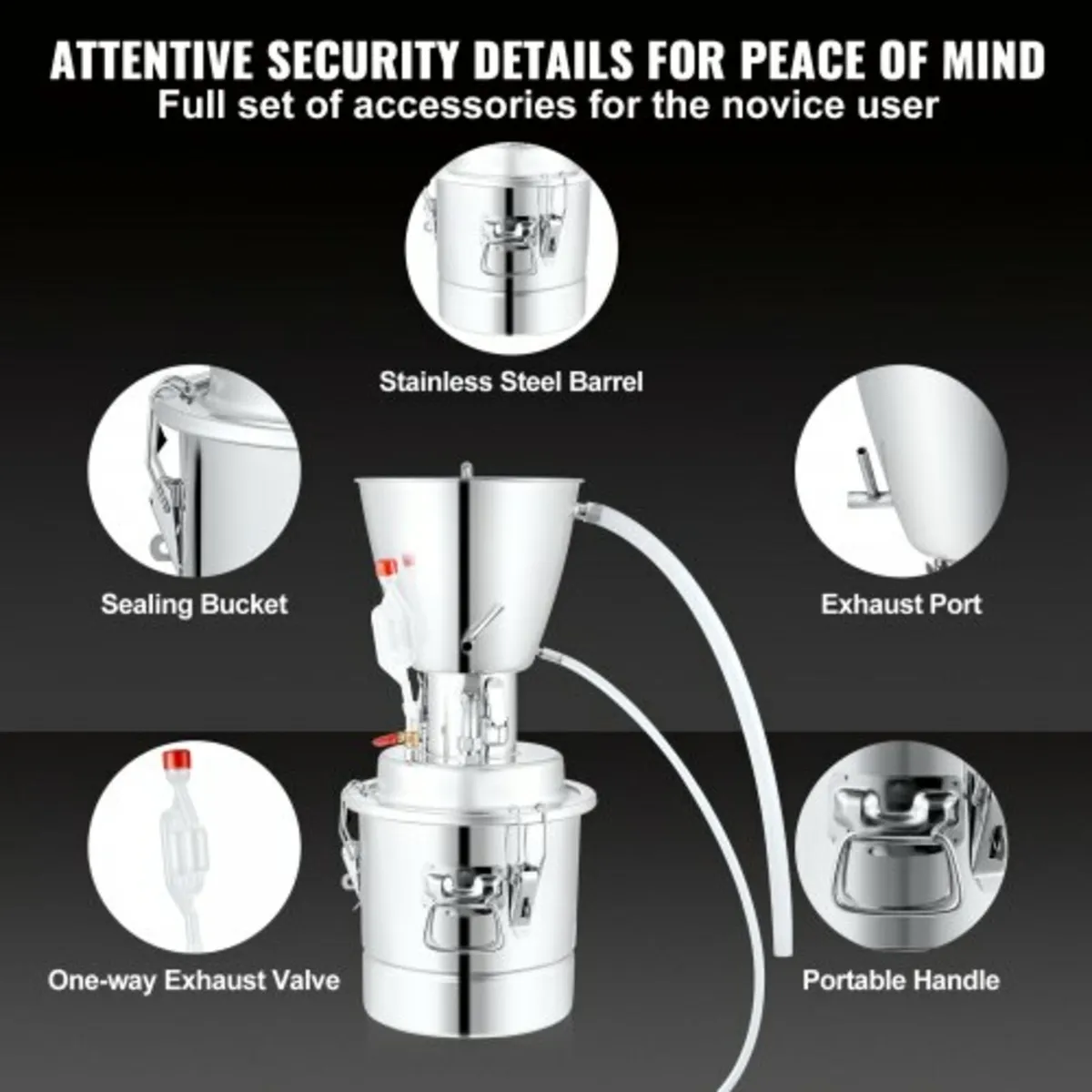 68.1 L Water Distiller Machine Brewing Equipment D - Image 4