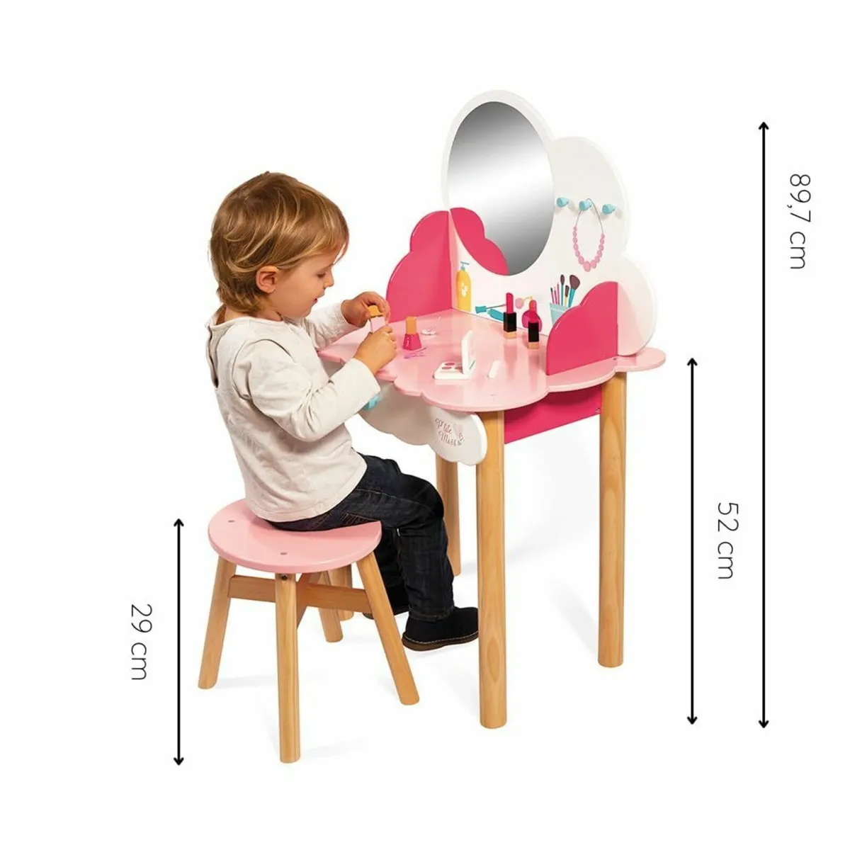 - P'tite Miss Wooden Dressing Table for Children 1 - Image 3