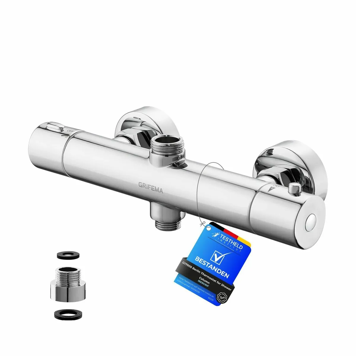 G17005 Thermostatic Shower Mixer Bar Two Outlet Wa - Image 1