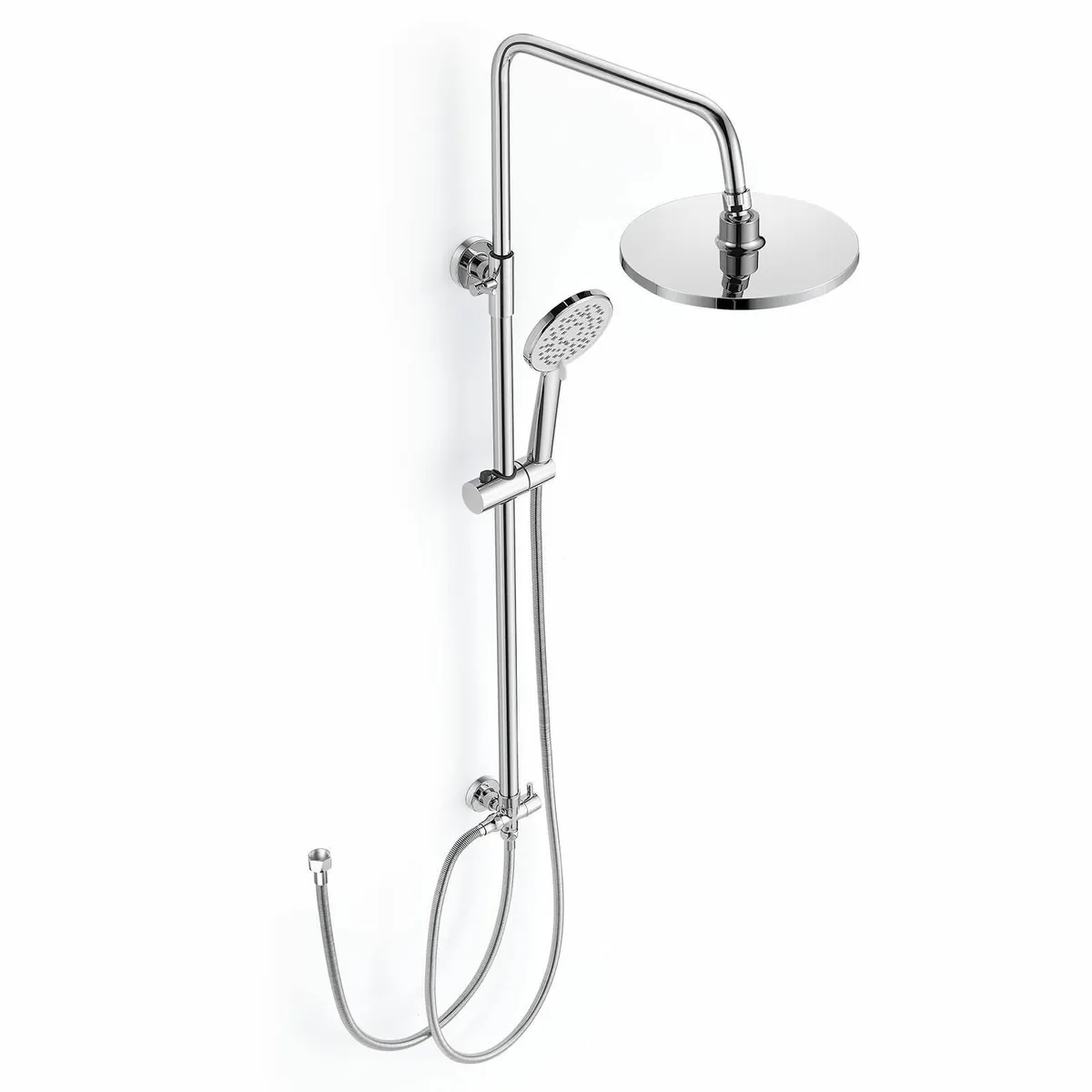 Shower Riser Rail Kit Stainless Steel and Head Set - Image 1