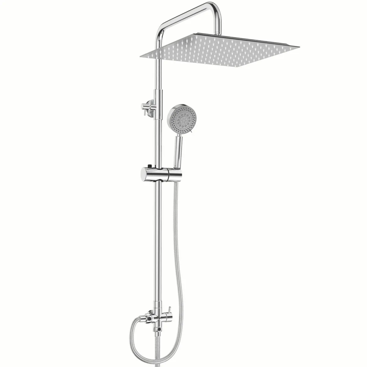 Shower Mixer Set Height Adjustable System 5 Jet Ty - Image 1